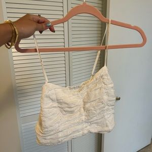 White Crop Top